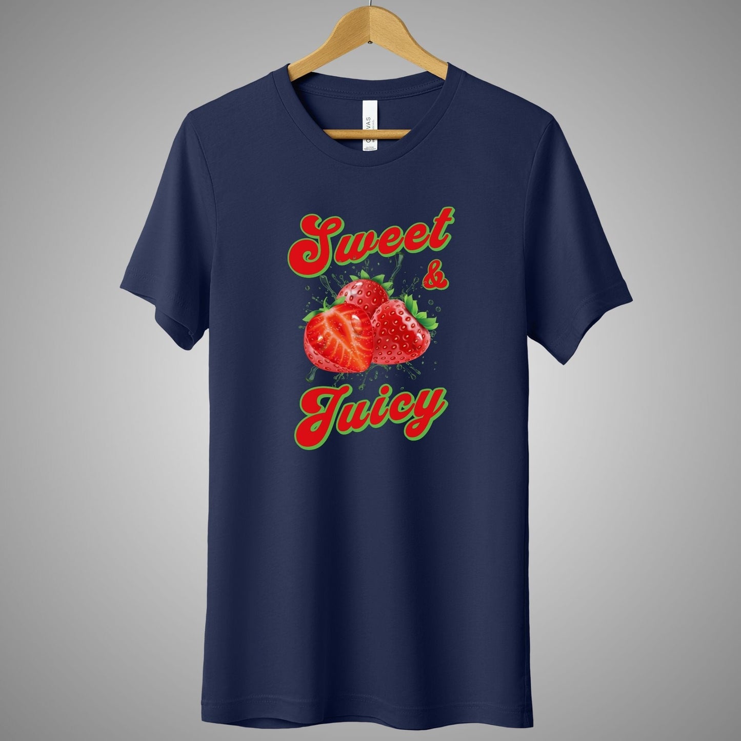 a t - shirt that says sweet and juicy on it
