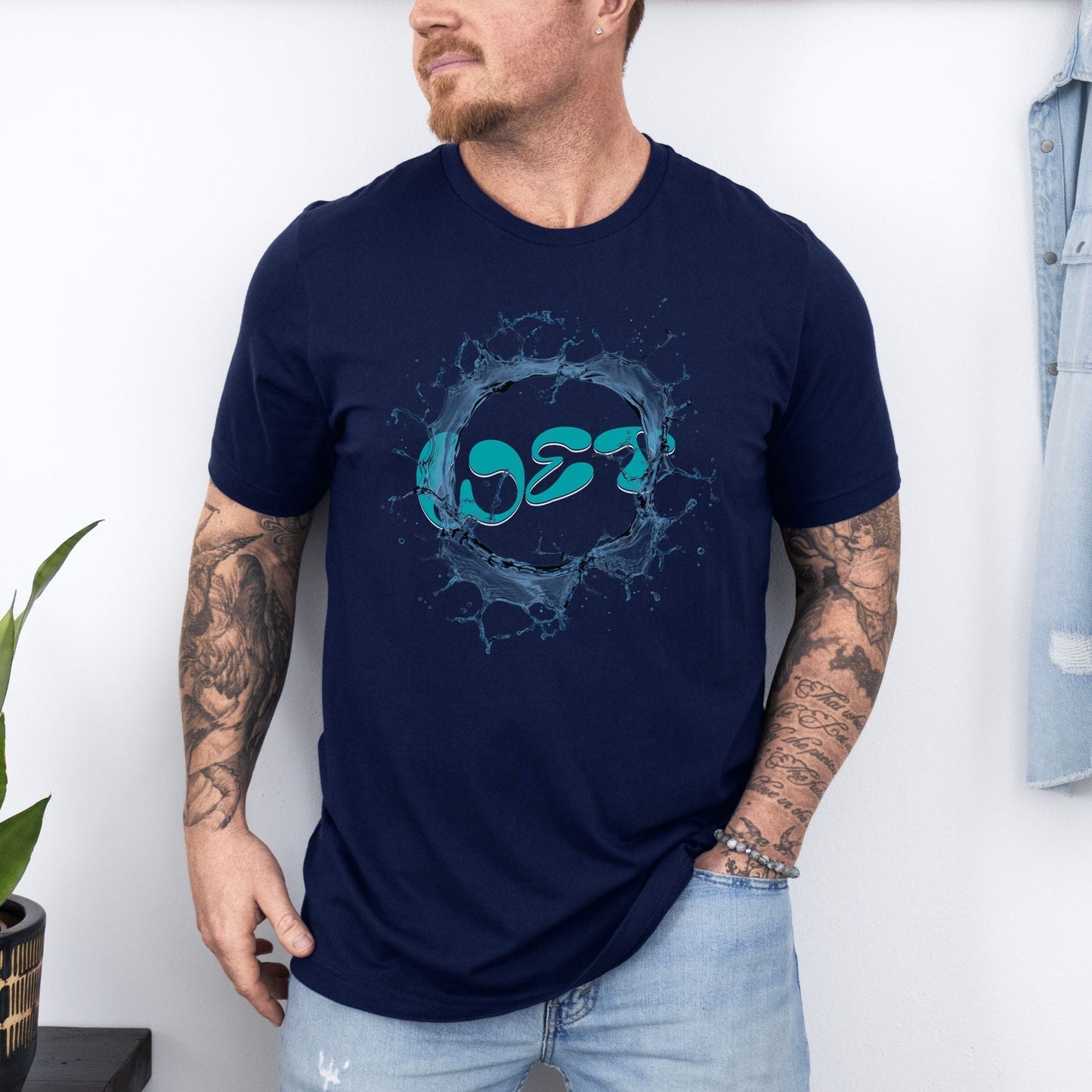 Wet Splash Graphic T-Shirt