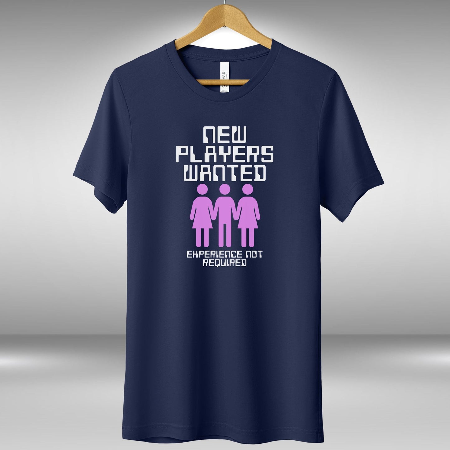 a t - shirt that says new players wanted