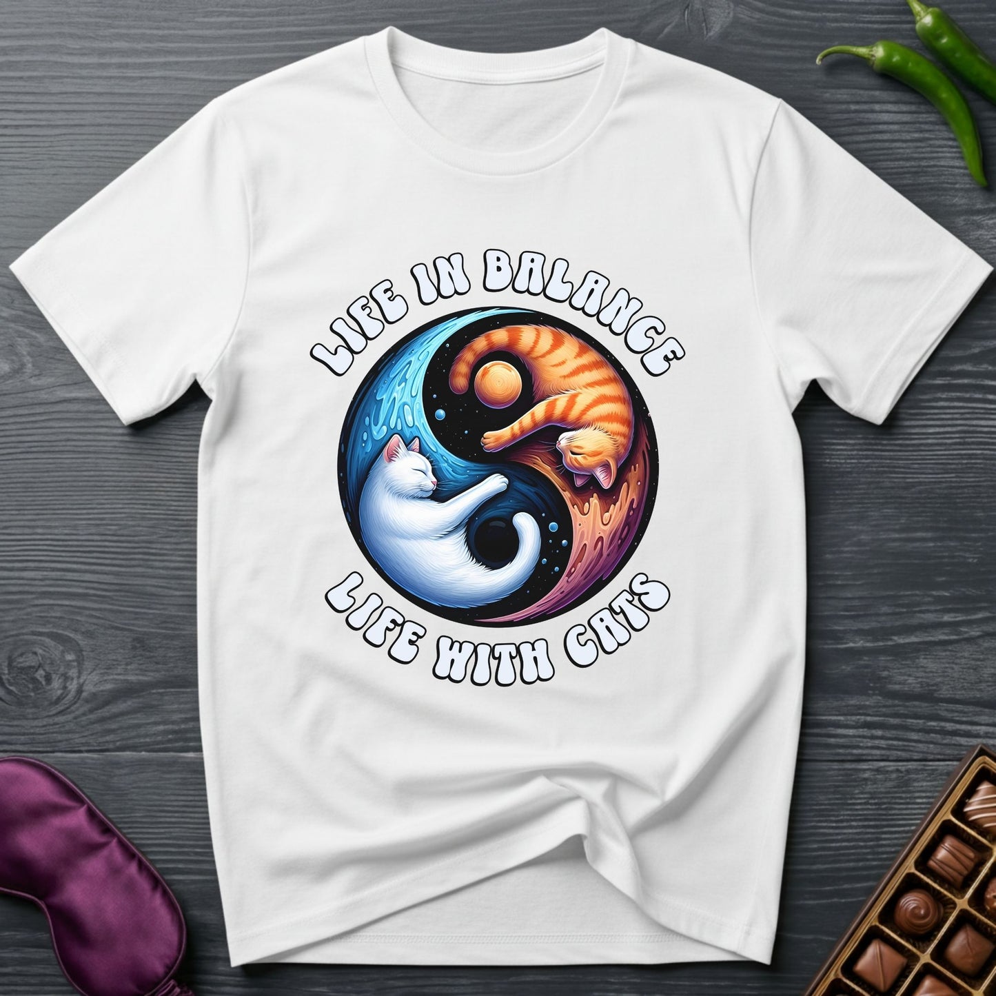 Life In Balance With Cats T-Shirt