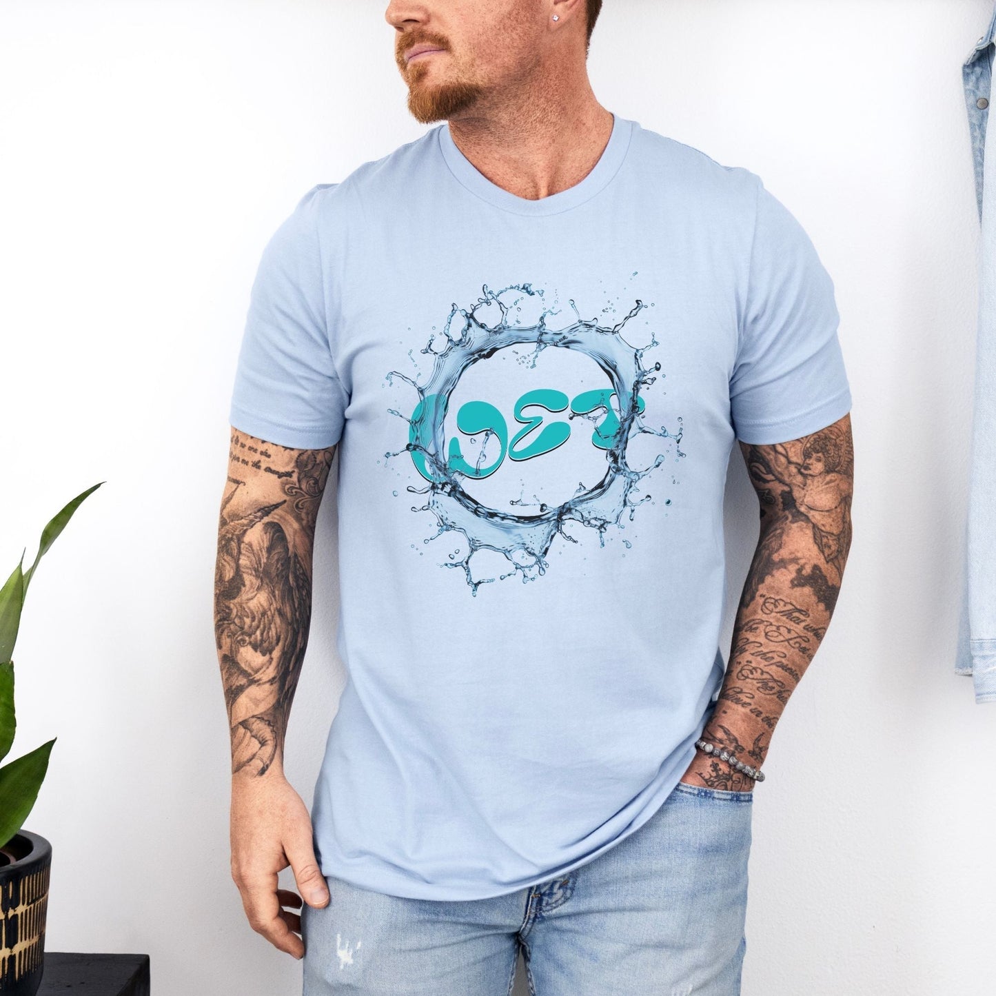 Wet Splash Graphic T-Shirt