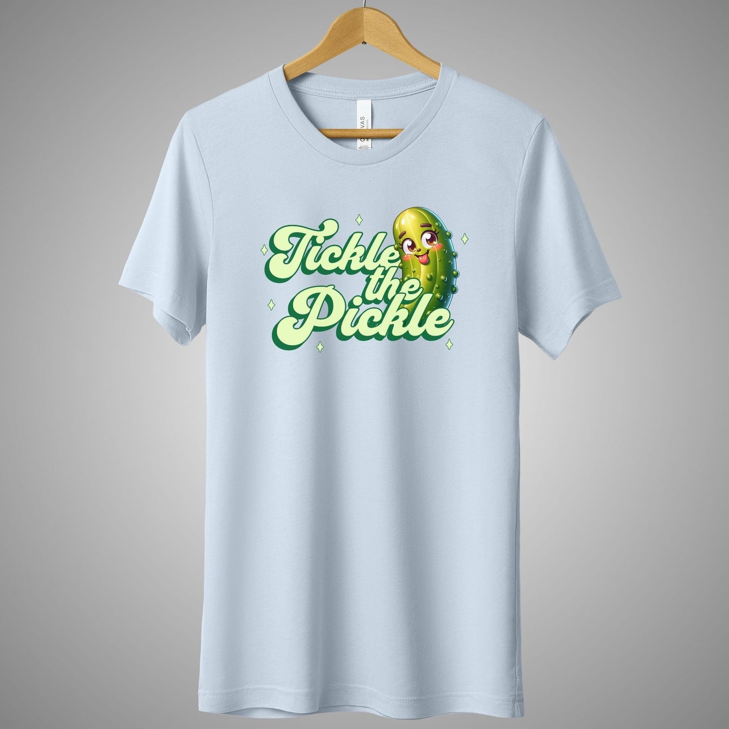 a t - shirt that says tackle the pickle on it