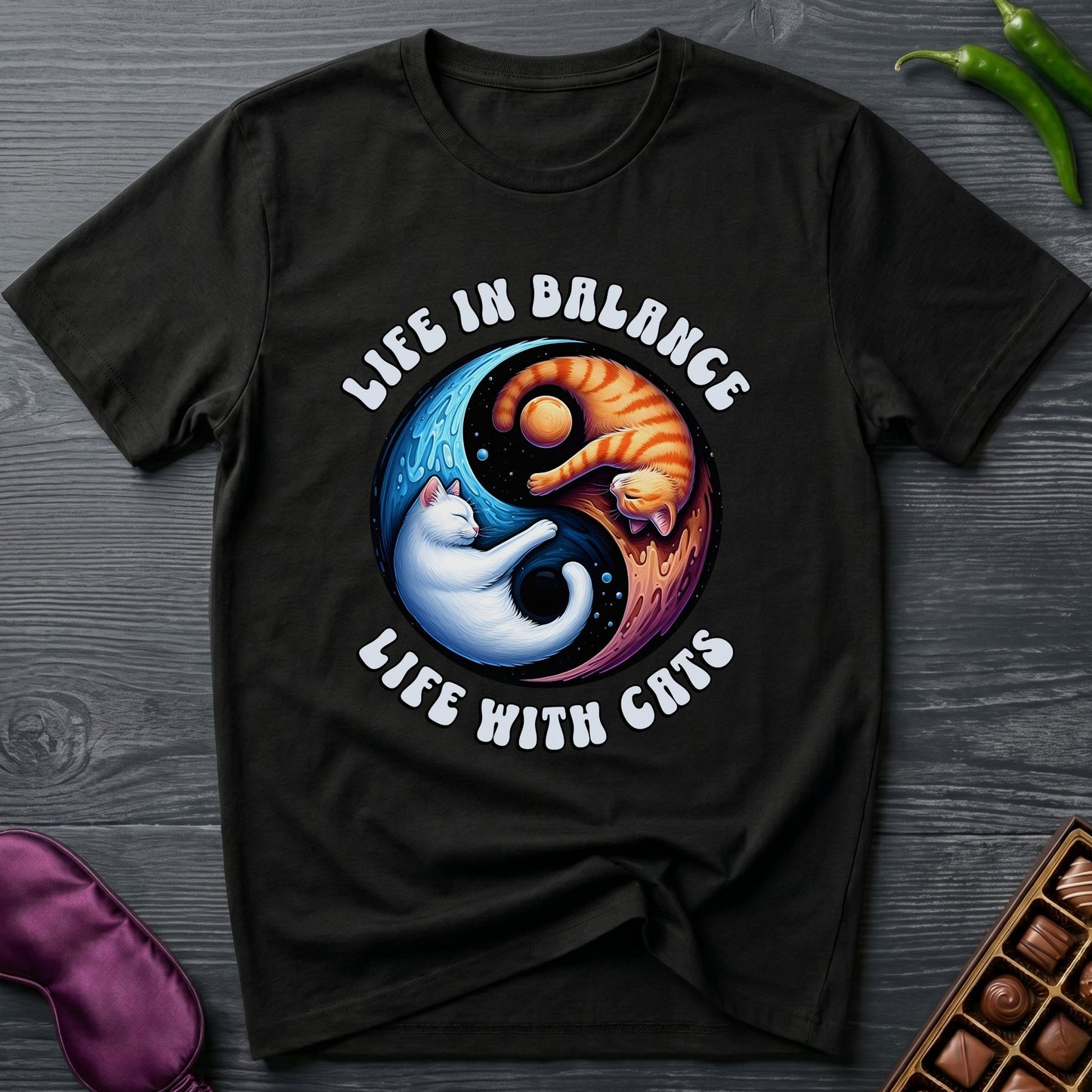 Life In Balance With Cats T-Shirt