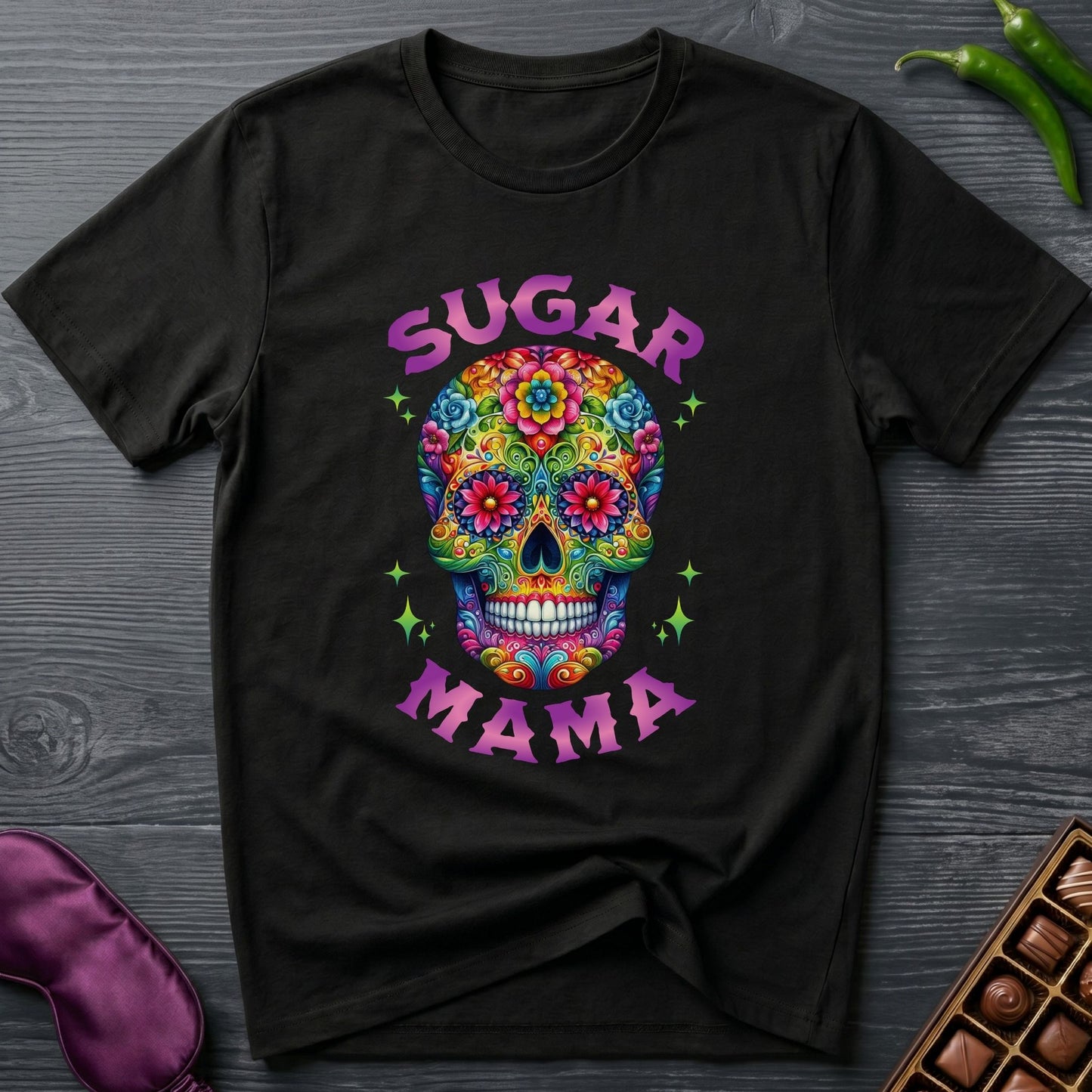 Sugar Mama Skull T-Shirt