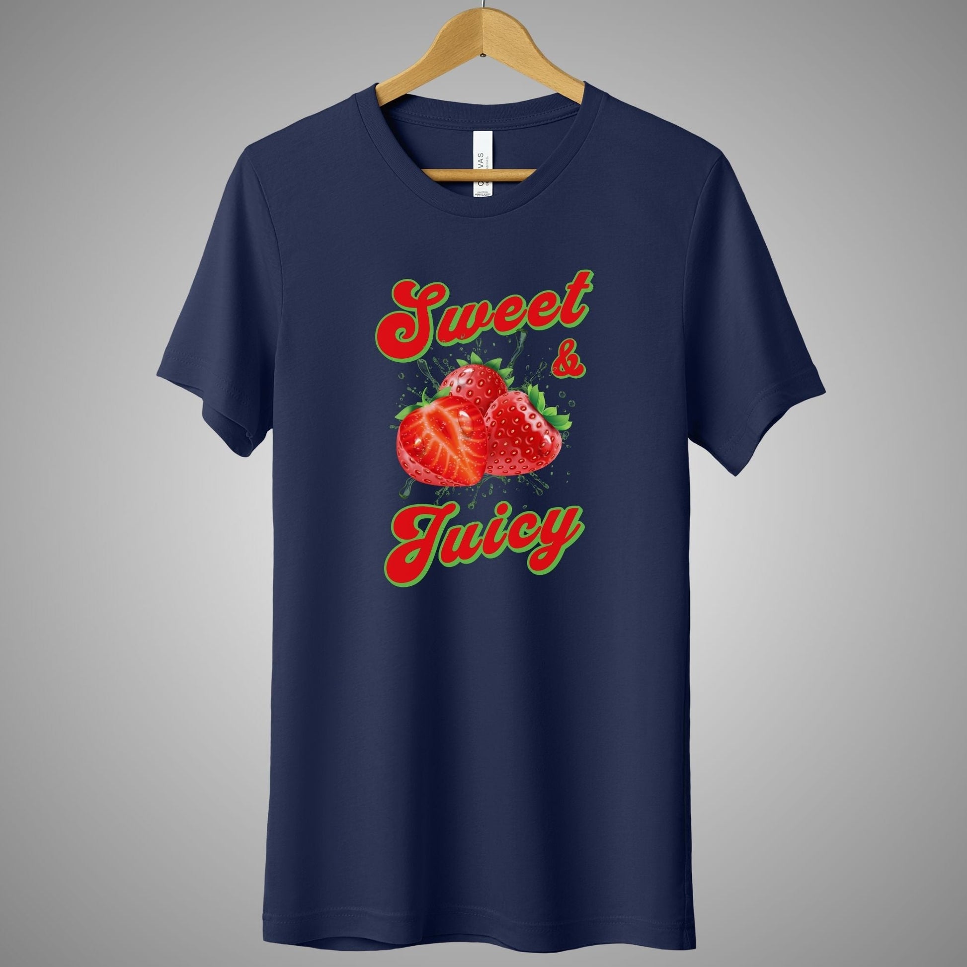 a t - shirt that says sweet and juicy on it