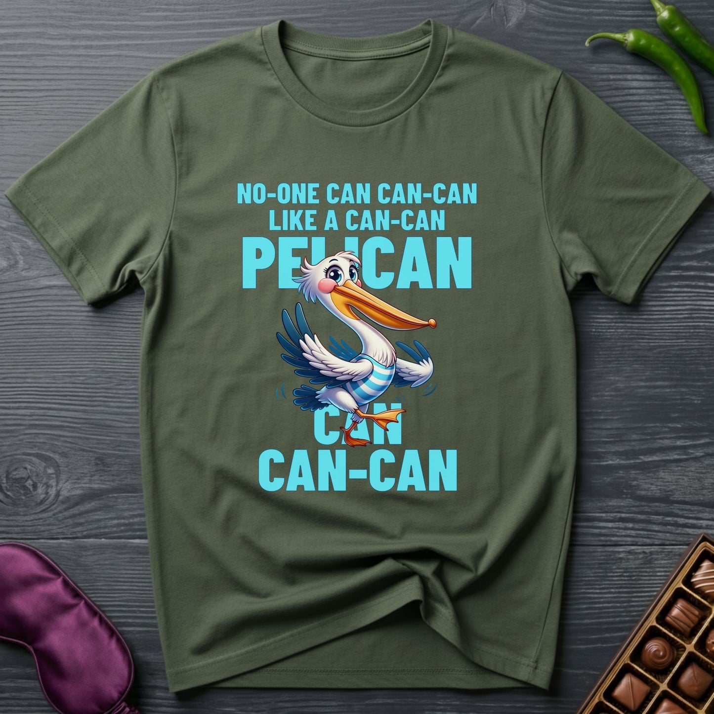 Can-Can Pelican T-Shirt
