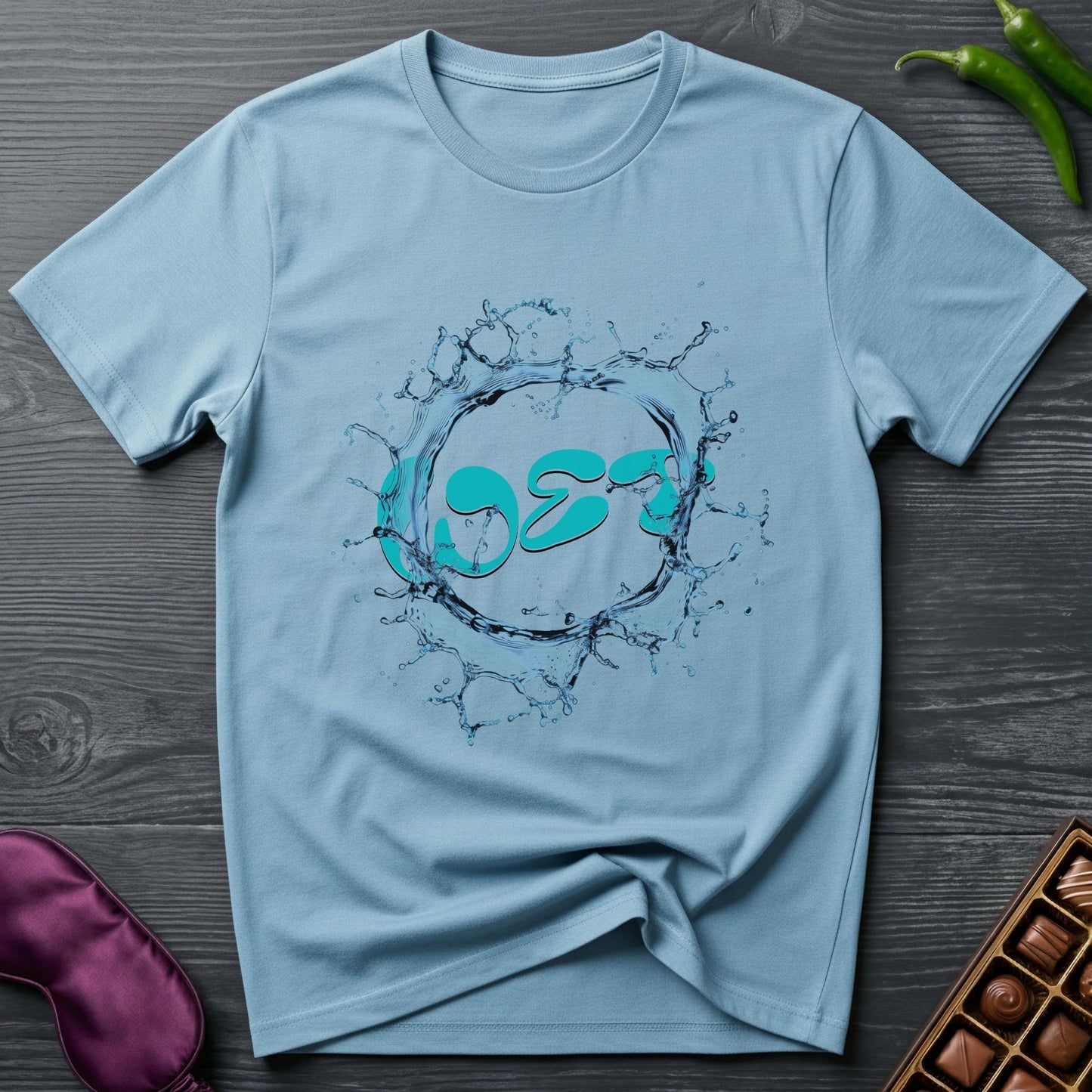 Wet Splash Graphic T-Shirt