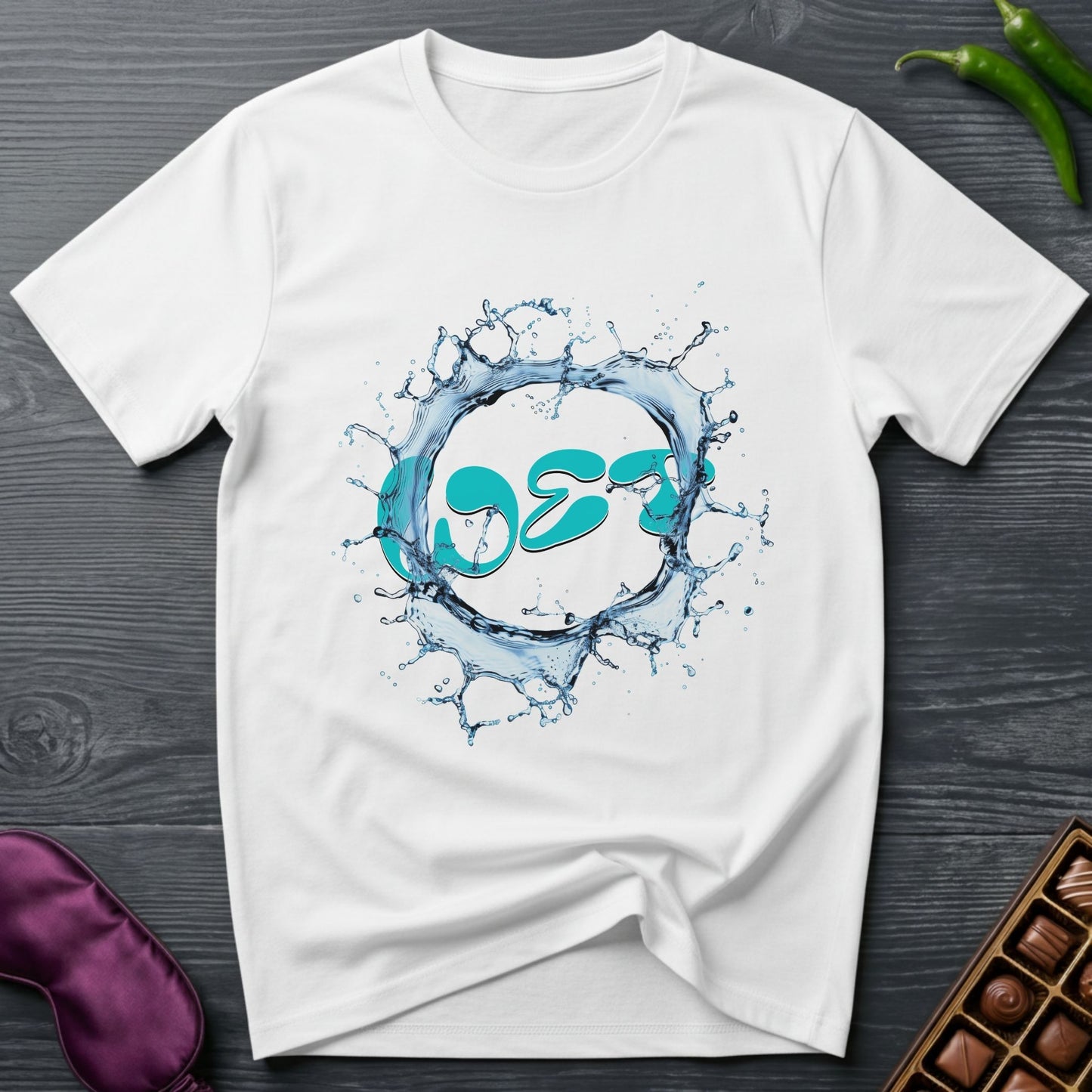 Wet Splash Graphic T-Shirt