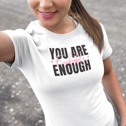 a woman is taking a selfie with her cell phone