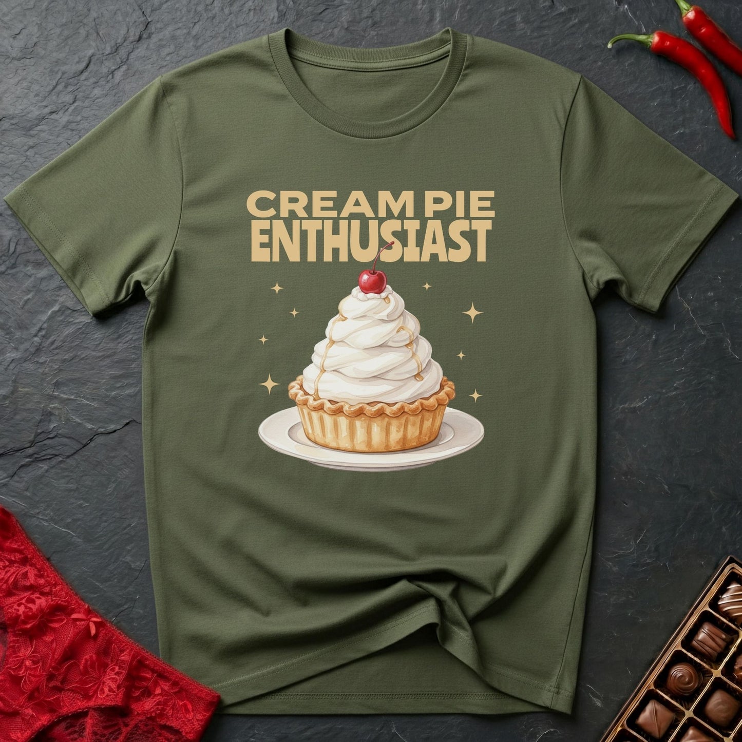 Cream Pie Enthusiast T-Shirt