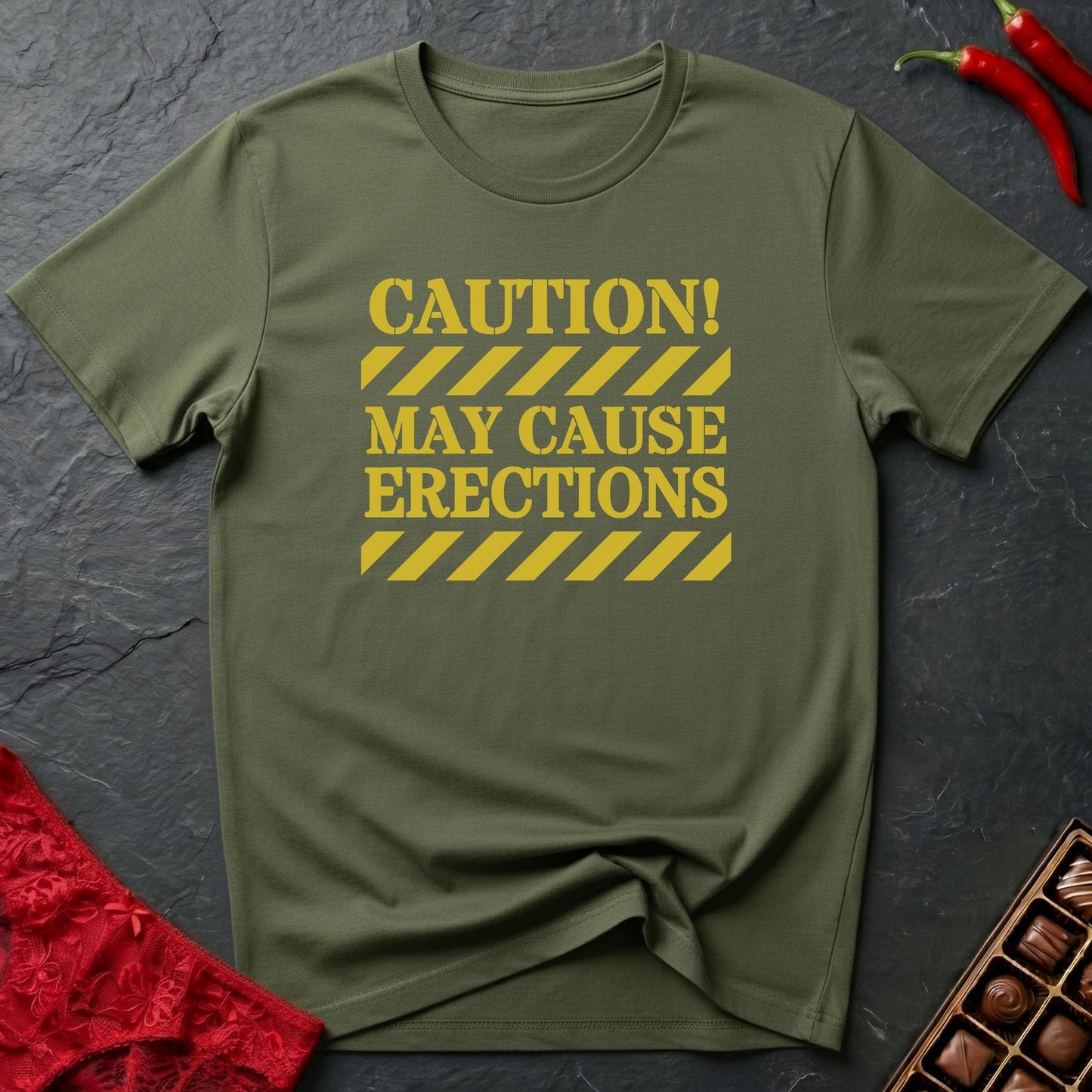 Caution May Cause Erections T-Shirt