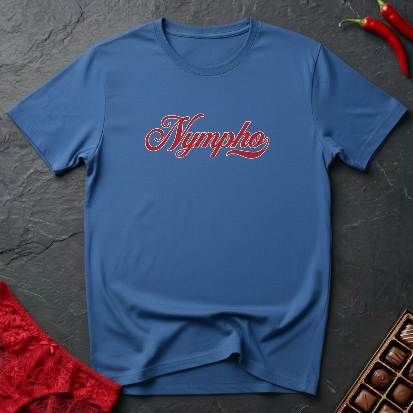 Nympho Text T-Shirt