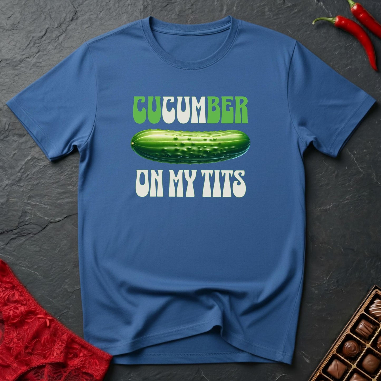 Cucumber On My Tits T-Shirt